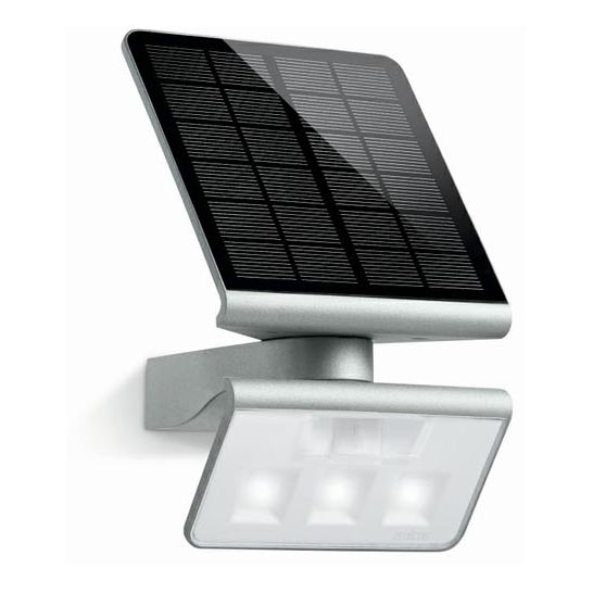 STEINEL 671013 - Solárna LED-reflektor XSolar L-S 1,2W/LED strieborná IP44 2500 mAh