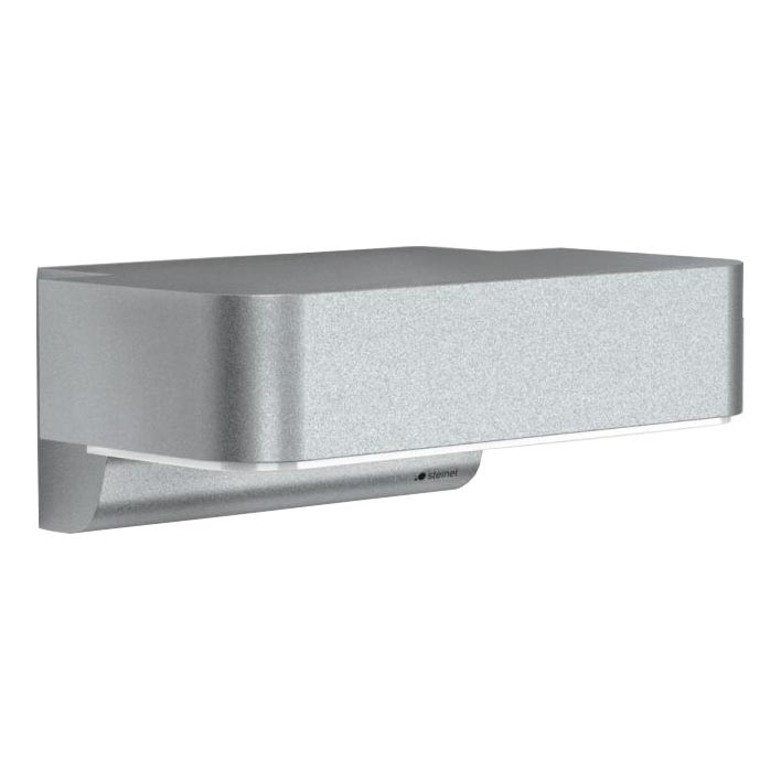 STEINEL 87555 - LED Vonkajšie nástenné svietidlo so senzorom L 800 SC LED/7,5W/230V IP44 strieborná