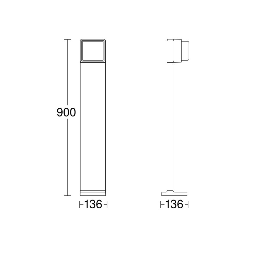 Steinel 078683 - LED Stmievateľná vonkajšia lampa so senzorom GL 85 SC 900 LED/9W/230V IP44