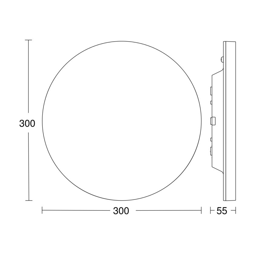 Steinel 067816 - LED Stmievateľné stropné svietidlo so senzorom RS PRO R10 BASIC SC LED/8,5W/230V 3000K IP40