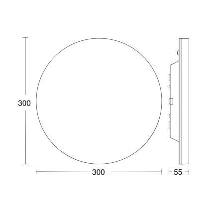 Steinel 067717 - LED Stmievateľné stropné svietidlo so senzorom RS PRO R10 PLUS SC 8,5W/230V IP40 3000K