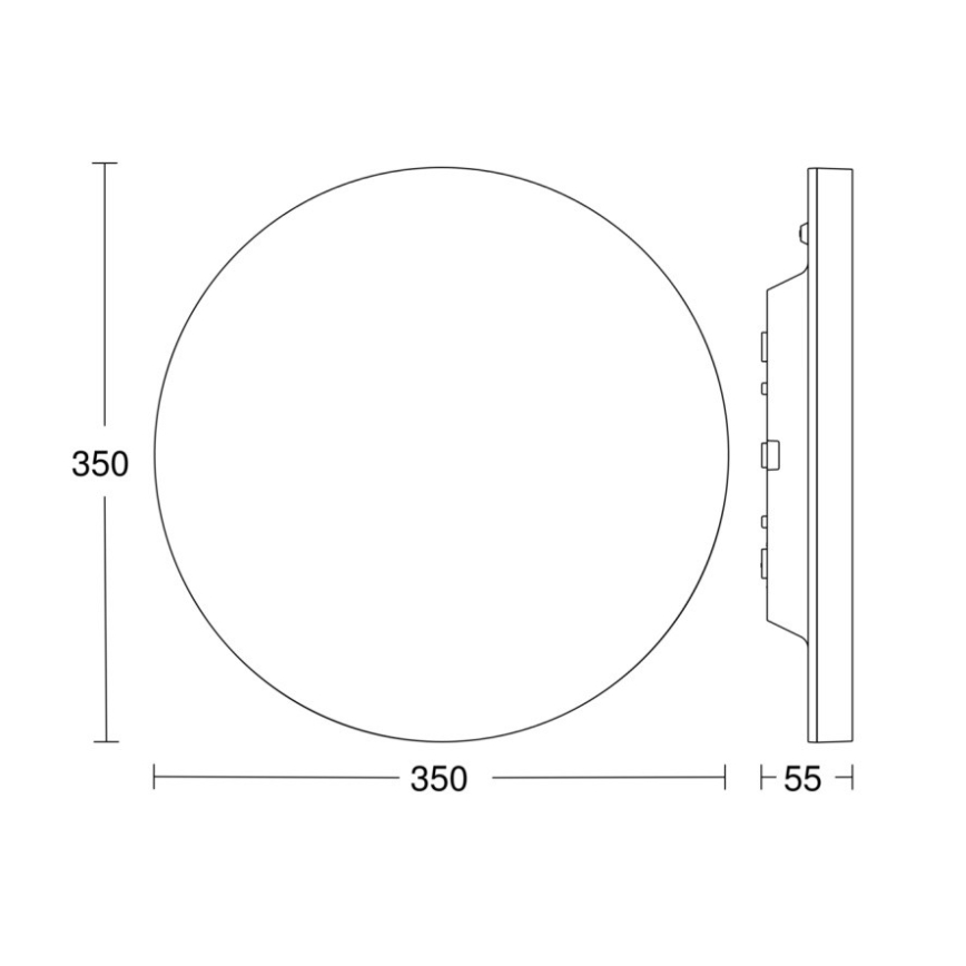 Steinel - LED Stmievateľné stropné svietidlo so senzorom RSPROR20BASIC 15,3W/230V IP40 4000K