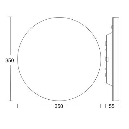 Steinel 067724 - LED Stmievateľné stropné svietidlo so senzorom RS PRO R20 PLUS 15,86W/230V IP40 4000K