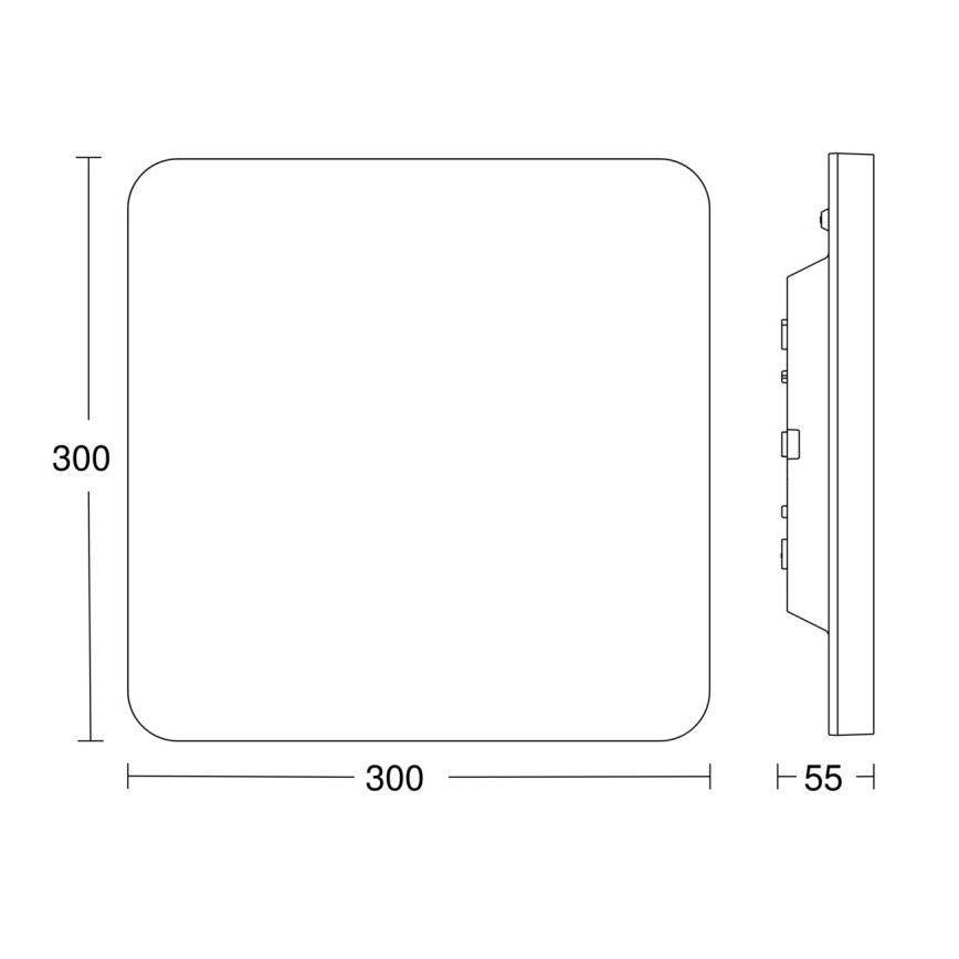 Steinel - LED Stmievateľné stropné svietidlo so senzorom RSPROR20BASICQ 15,3W/230V IP40 3000K
