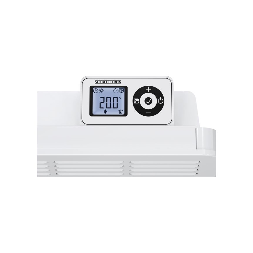 Stiebel Eltron - Nástenný konvektor s LCD displejom a elektronickým termostatom 2500W/230V IP24