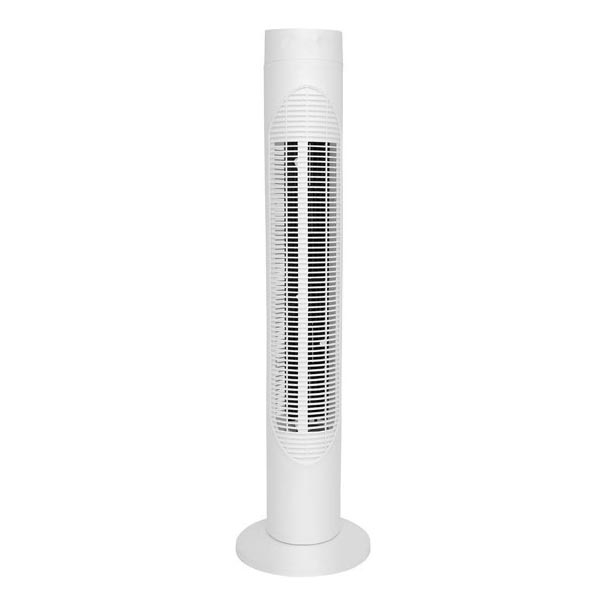Stĺpový ventilátor 50W/230V 83 cm biely