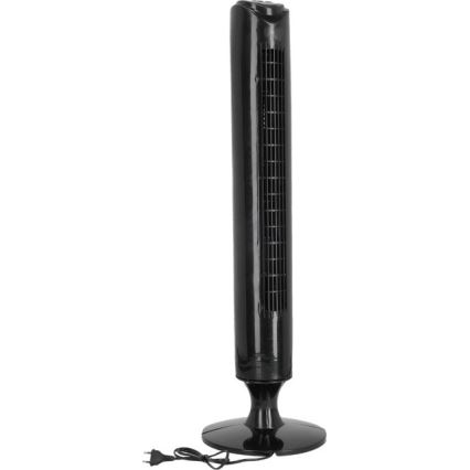 Stĺpový ventilátor LISSE 45W/230V 91,4 cm čierna + diaľkové ovládanie