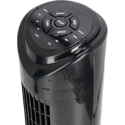 Stĺpový ventilátor LISSE 45W/230V 91,4 cm čierna + diaľkové ovládanie