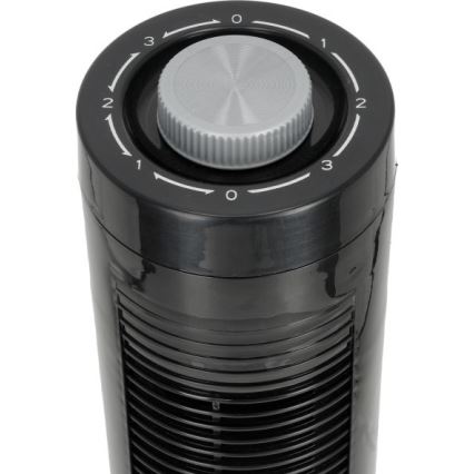 Stĺpový ventilátor VENLO 45W/230V 81 cm čierna