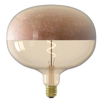 Stmievateľná LED filamentová žiarovka E27, 6W, 230V, 1800K, s medeným krytom, CRI 90