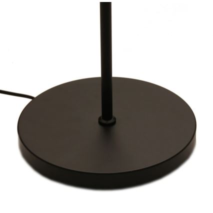 LED stmievateľná stojacia lampa NORA LED/25W/230V 2200/3000/4000K + LED/5W 3000K čierna + diaľkové ovládanie