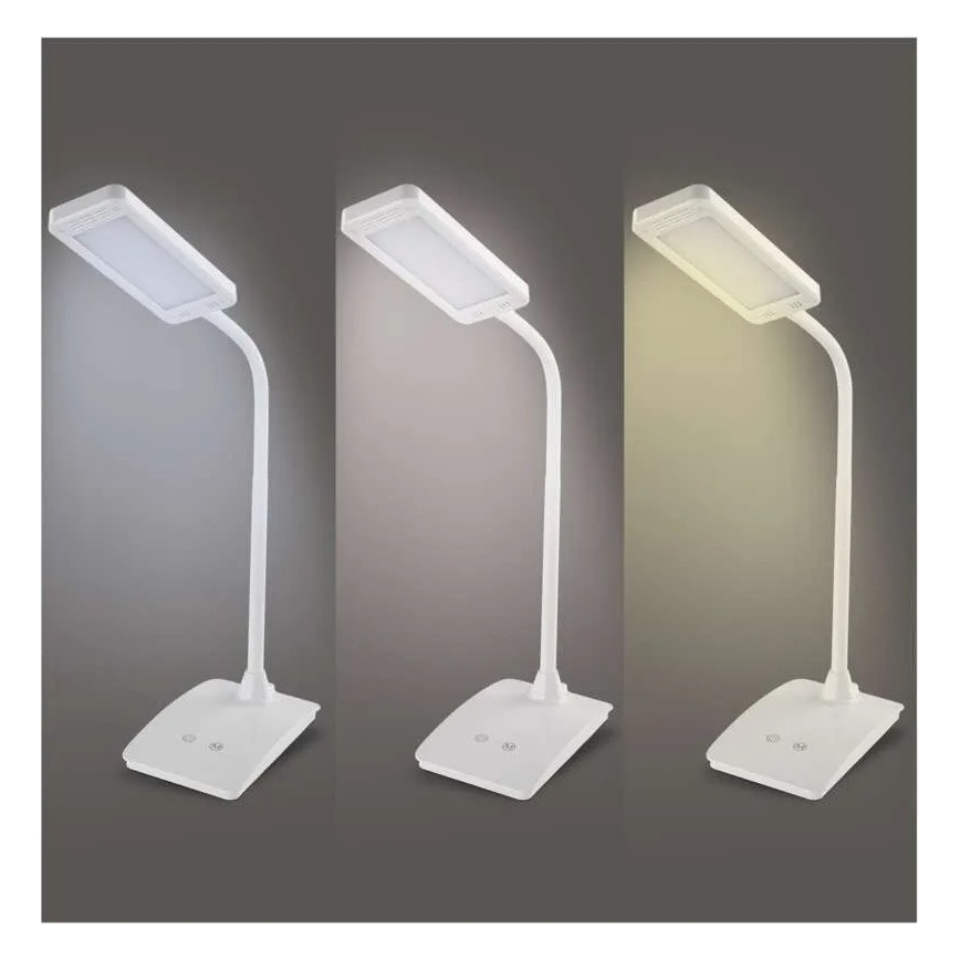 Stmievateľná LED stolová lampa EDDY LED/6W/230V 3000/4500/6800K biela