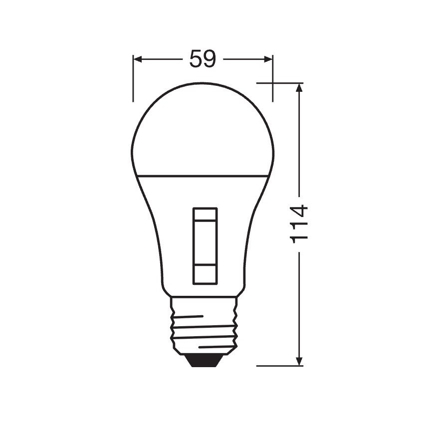 Stmievateľná LED žiarovka CLASSIC A60 E27/13W/230V 2700/3000/4000/6500K - Osram