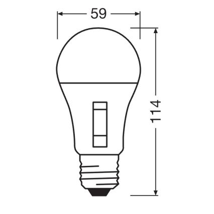 Stmievateľná LED žiarovka CLASSIC A60 E27/8,8W/230V 2700/3000/4000/6500K - Osram