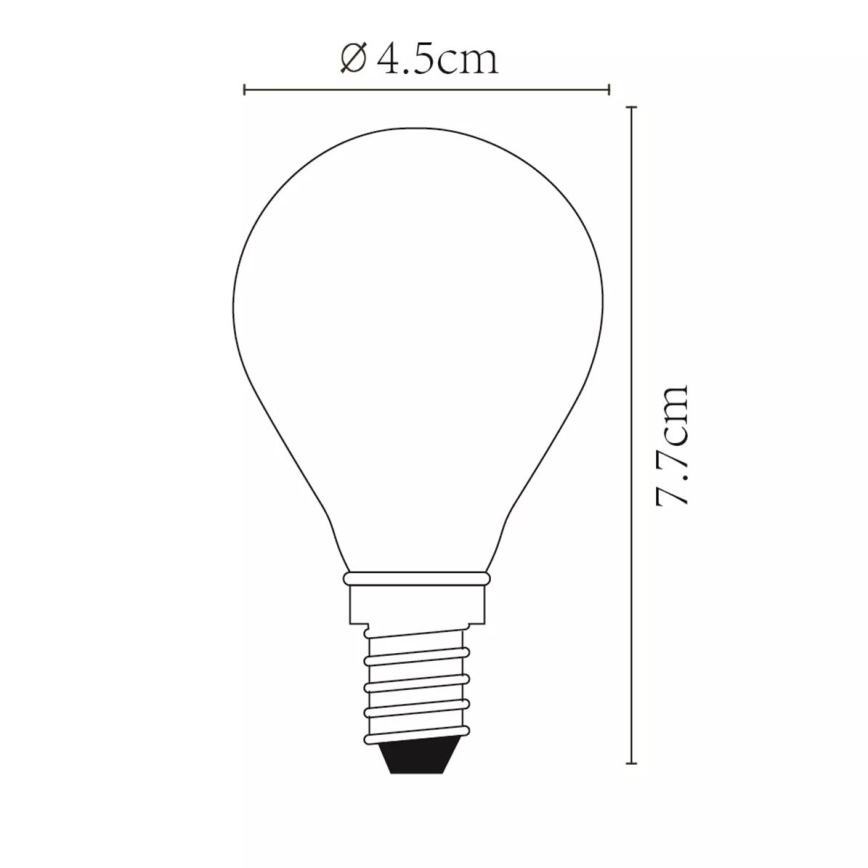 Stmievateľná LED žiarovka P45 E14/4W/230V - Lucide 49022/04/60