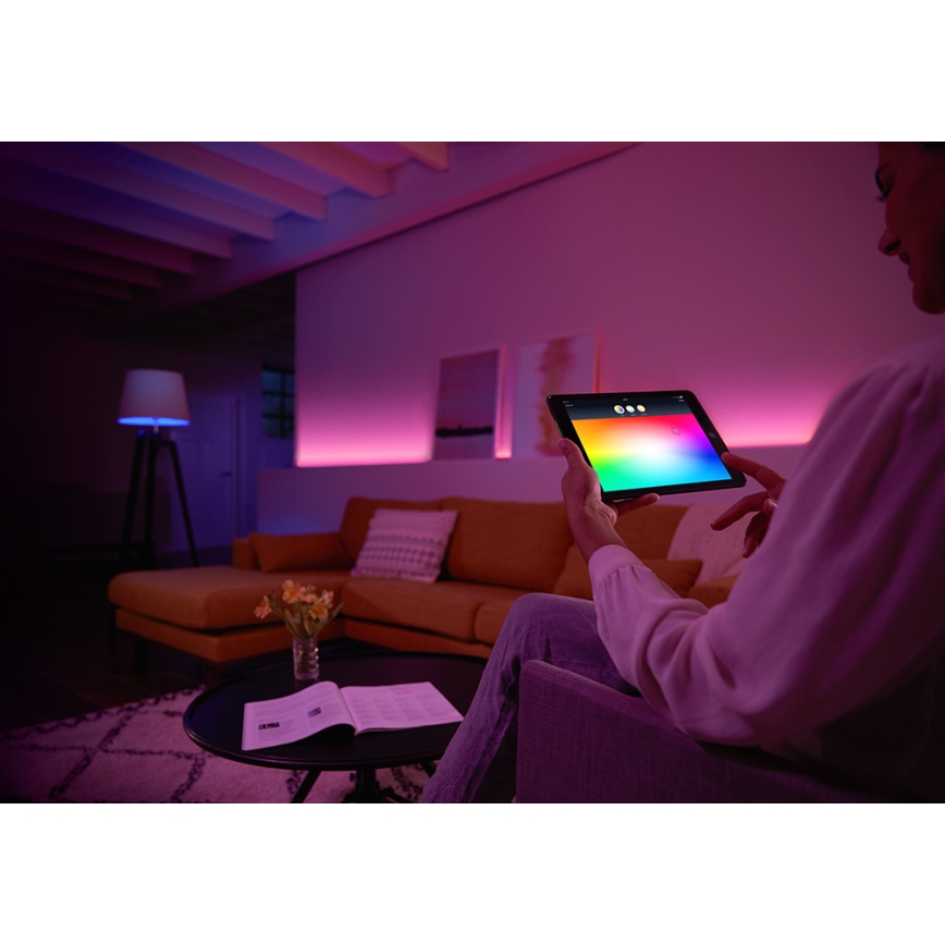 LED Stmievateľná žiarovka Philips HUE WHITE AND COLOR AMBIANCE GU10/5,7W/230V