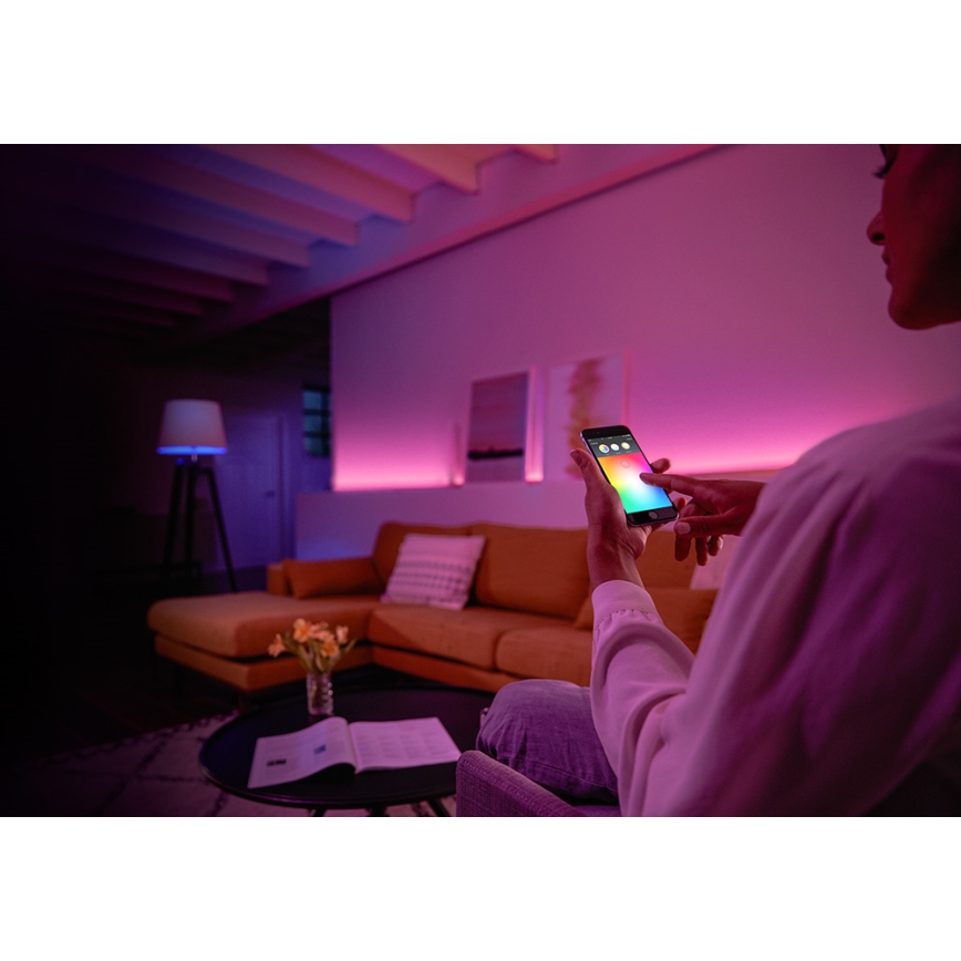LED Stmievateľná žiarovka Philips HUE WHITE AND COLOR AMBIANCE GU10/5,7W/230V