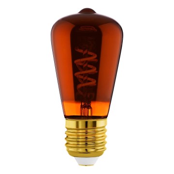 Stmievateľná LED žiarovka VINTAGE ST48 E27/4W/230V 2000K červená - Eglo 110199