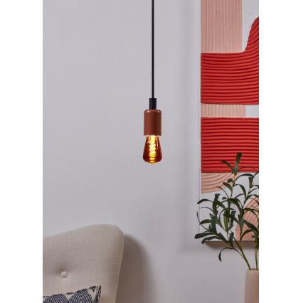 Stmievateľná LED žiarovka VINTAGE ST48 E27/4W/230V 2000K červená - Eglo 110199