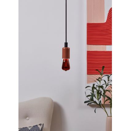 Stmievateľná LED žiarovka VINTAGE ST48 E27/4W/230V 2000K červená - Eglo 110199
