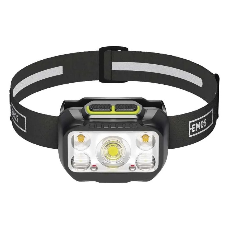 Stmievateľná nabíjateľná čelovka LED/3xAAA/1000 mAh 3,7V