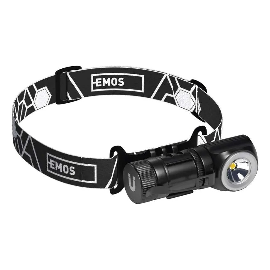Stmievateľná nabíjateľná LED čelovka/800 mAh 3,7 V