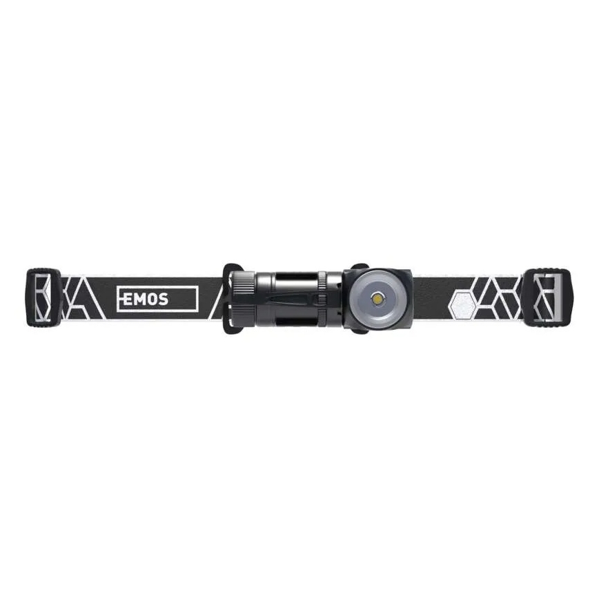 Stmievateľná nabíjateľná LED čelovka/800 mAh 3,7 V