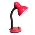 Stmievateľná stolná lampa KADET -S 1xE27/40W červená