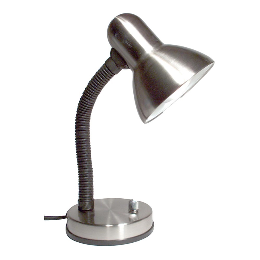 Stmievateľná stolná lampa KADET – S 1xE27/40W matný chróm