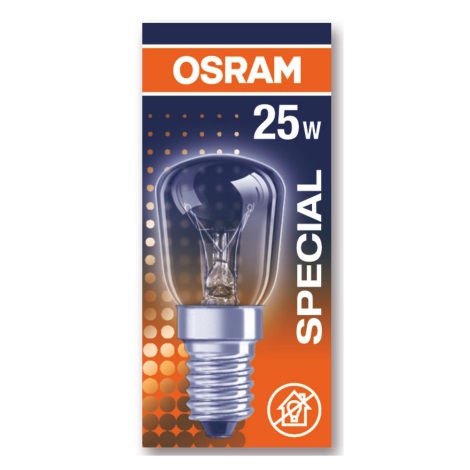 Stmievateľná žiarovka do chladničky SPECIAL T26 E14/25W/230V 2700K - Osram