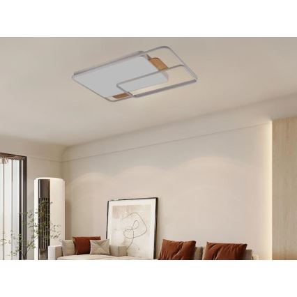 Stmievateľné LED stropné svietidlo 280W/230V 3000-6500K + diaľkové ovládanie