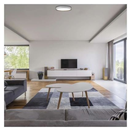 Stmievateľné stropné LED svietidlo ILVI LED/30W/230V 2700-6500K pr. 40 cm biela/béžová + diaľkové ovládanie
