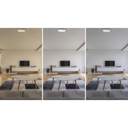 Stmievateľné stropné LED svietidlo ILVI LED/30W/230V 2700-6500K pr. 40 cm biela/béžová + diaľkové ovládanie