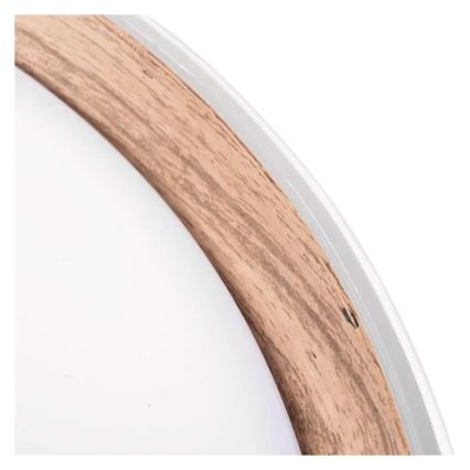 Stmievateľné stropné LED svietidlo ILVI LED/30W/230V 2700-6500K pr. 40 cm biela/béžová + diaľkové ovládanie