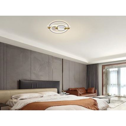 Stmievateľné LED stropné svietidlo LED/120W/230V 3000-6500K + diaľkové ovládanie