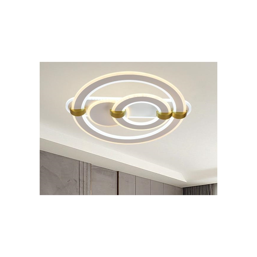 Stmievateľné LED stropné svietidlo LED/120W/230V 3000-6500K + diaľkové ovládanie