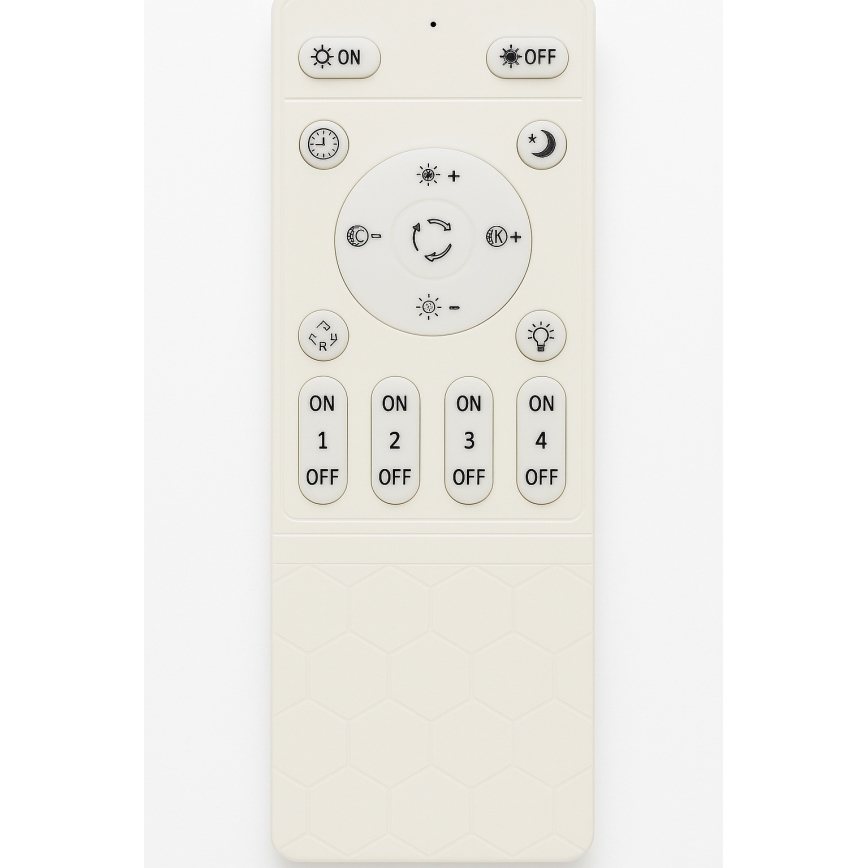 LED stmievateľné stropné svietidlo LED/45W/230V 3000-6500K biela + diaľkové ovládanie