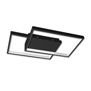 Stmievateľné LED stropné svietidlo LED/45W/230V 3000-6500K čierne + diaľkové ovládanie