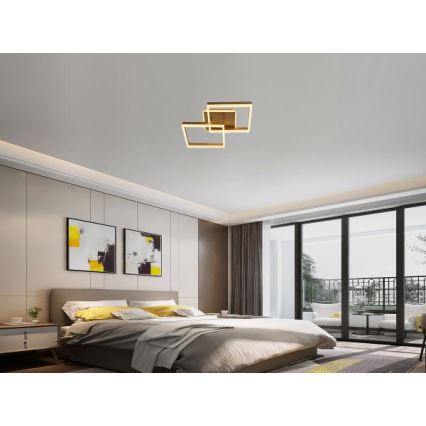 Stmievateľné LED stropné svietidlo LED/80W/230V 3000-6500K + diaľkové ovládanie