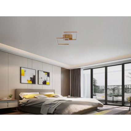 Stmievateľné LED stropné svietidlo LED/80W/230V 3000-6500K + diaľkové ovládanie