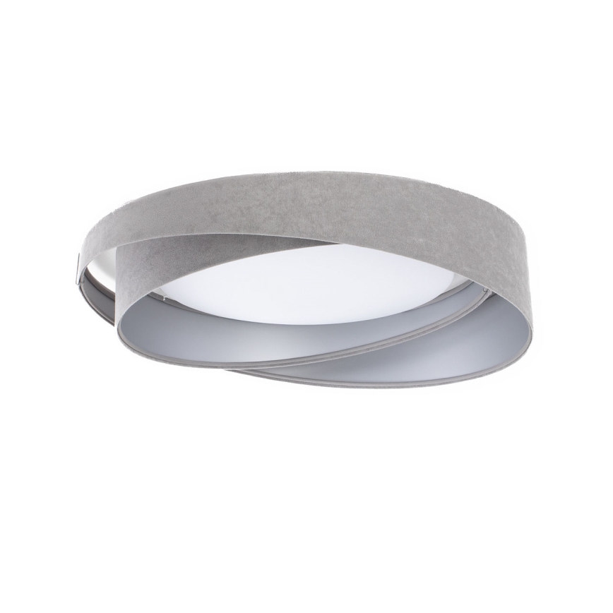 LED stmievateľné stropné svietidlo SMART GALAXY MODERN LED/24W/230V 3000-6500K pr. 55 cm sivá/strieborná + diaľkové ovládanie