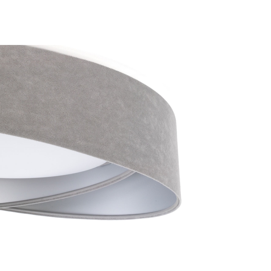 LED stmievateľné stropné svietidlo SMART GALAXY MODERN LED/24W/230V 3000-6500K pr. 55 cm sivá/strieborná + diaľkové ovládanie