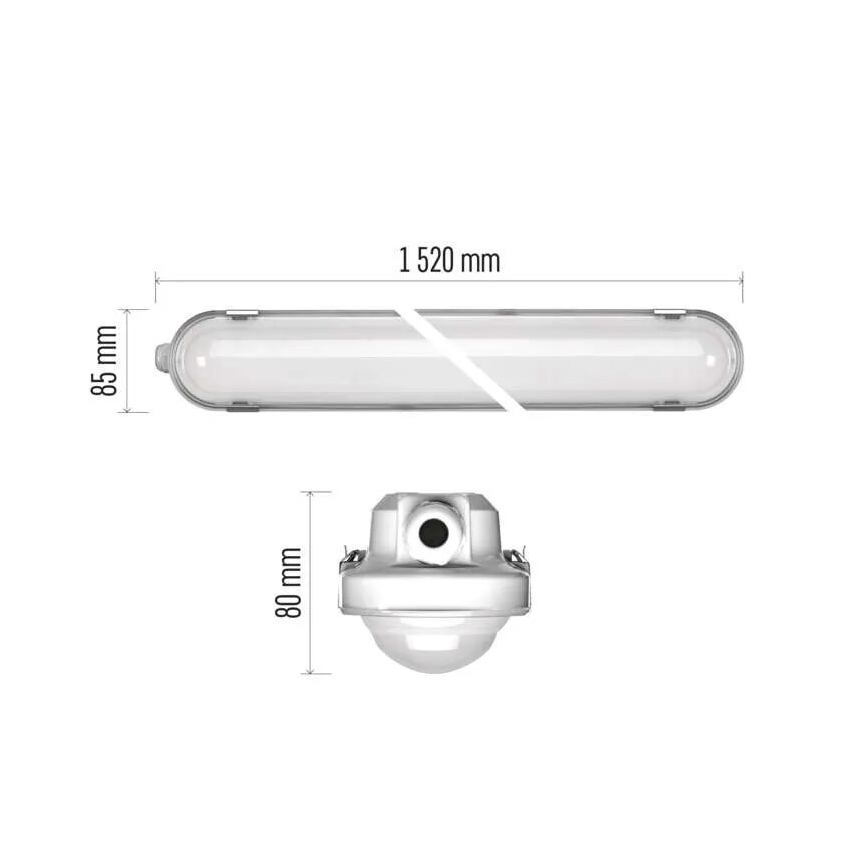 Stmievateľné LED technické svietidlo MISTY LED/29/37/45/51W/230V 4000K IP66
