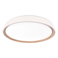 Stmievateľné stropné LED svietidlo ILVI LED/30W/230V 2700-6500K pr. 40 cm biela/béžová + diaľkové ovládanie