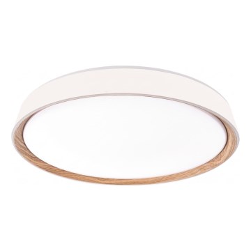 Stmievateľné stropné LED svietidlo ILVI LED/30W/230V 2700-6500K pr. 40 cm biela/béžová + diaľkové ovládanie