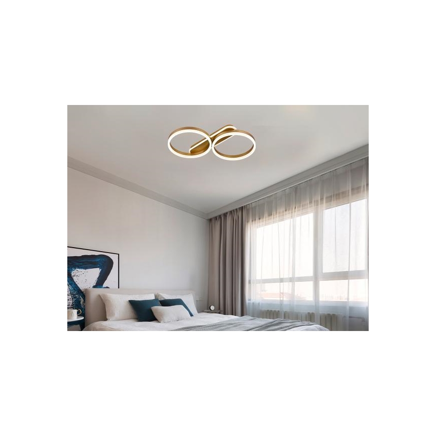 Stmievateľné stropné LED svietidlo LED/60W/230V 3000-6500K + diaľkové ovládanie