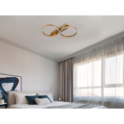 Stmievateľné stropné LED svietidlo LED/60W/230V 3000-6500K + diaľkové ovládanie
