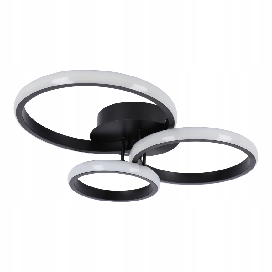 LED Stmievateľné stropné svietidlo LED/70W/230V 3000-6500K čierne + diaľkové ovládanie