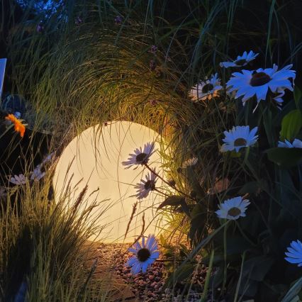 LED RGBW Stmievateľná vonkajšia lampa GLOBO 1xE27/9W/230V 2700-6500K pr. 60 cm IP44 Wi-Fi