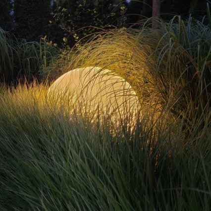 LED RGBW Stmievateľná vonkajšia lampa GLOBO 1xE27/9W/230V 2700-6500K pr. 60 cm IP44 Wi-Fi